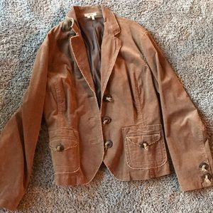 Corduroy light brown jacket/ vest